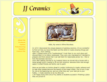 Tablet Screenshot of jjceramics.ca